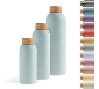 Waterdrop Bouteille Thermo Inox Pastel Turquoise Mat 600ml 1 Pièce