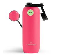 waterdrop® Gourde Thermo 1l gourde isotherme en inox, 24h froid - 12h chaud, anti-fuite & résistante, thermo pour le café