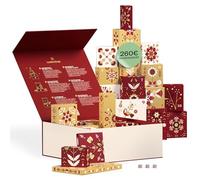 waterdrop® XL Calendrier de l'Avent 2026 - pastilles hydratation et gourde | Cadeau Noël femme et homme : 13 saveurs sans sucre pour eau aromatisée, gourde isotherme 600 ml, gobelet et accessoires