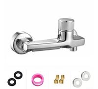 Waterfall Bathtub Faucet Wall Mount With Hand Shower(Chrome) | Elegant waterfall flow, creates relaxing spa ambience, smooth water pour cascade, modern bathroom decor