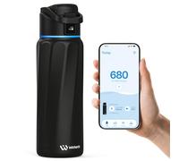 WATERH BOOST Bouteille d’eau connectée 946 ml Acier inoxydable double paroi Suivi d’hydratation Rappel LED