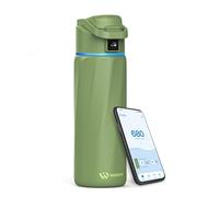 WATERH Boost Bouteille d'eau intelligente avec rappel de boire de l'eau, 710 ml, en acier inoxydable sans BPA, bouteille isotherme sous vide, bouteille d'eau à large goulot avec application, cadeau