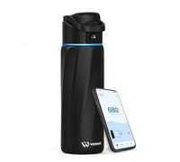 WATERH Boost Bouteille d'eau intelligente avec rappel de boire de l'eau, 710 ml, en acier inoxydable sans BPA, bouteille isotherme sous vide, bouteille d'eau à large goulot avec application, cadeau