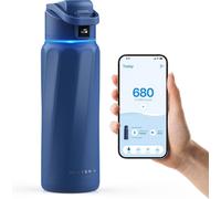WaterH Bouteille Intelligente Boost 946ml- Bleu Magnétite - B003MB