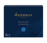 Waterman - 2 Etuis de 8 cartouches UGC longues encre bleu effacable.