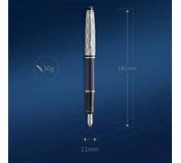 Waterman 2166428 WATERMAN Füller L'Essence du Bleu Expert DeLuxe C.C M Blau Geschenkbox