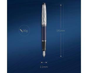 Waterman 2166428 WATERMAN Füller L'Essence du Bleu Expert DeLuxe C.C M Blau Geschenkbox