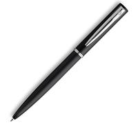 Waterman Allure stylo bille - Laque Noire Matte - pointe moyenne - Encre Bleue - coffret cadeau