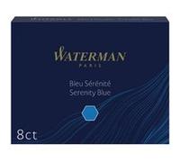 WATERMAN BL/8 CARTOUCHE LONGUE BLEU Bleu G