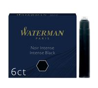 Cartouches courtes pour stylos plumes Waterman Boîte de 6 noire