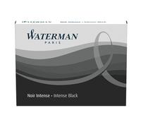 Waterman Cartouche Standard Longue pour Stylo-Plume Encre Noire Intense - Etui de 8: Fournitures de bureau