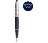 WATERMAN Expert L'Essence du bleu Stylo plume, Bleu, Plume fine, encre bleue, Coffret cadeau Bleu G