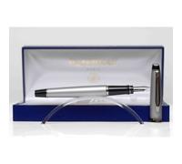 Waterman - Expert: Stylo Plume Chromé Satiné Ct, Plume Taille Moyenne