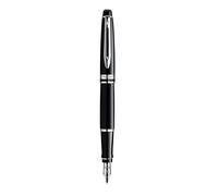 Waterman Expert - Stylo plume noir laque, plume moyenne, attributs palladium, coffret cadeau