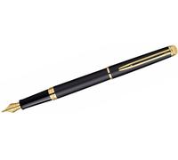 WATERMAN Füllfederhalter Hemisphere Matt Schwarz G.C M Blau Geschenkbox
