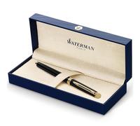 Waterman S0920710 WATERMAN Füllfederhalter Hemisphere Matt Schwarz F Blau Geschenkbox