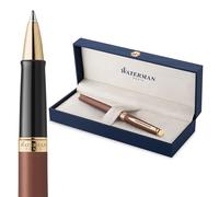 Waterman Hémisphère Stylo roller | L'édition discrète | Rouge Cuivre | Pointe fine | Encre noire | Coffret cadeau