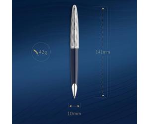 WATERMAN Kugels. L'Essence du Bleu Carène DeLuxe C.C M Blau Geschenkbox