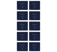 Waterman Lot De 10 Etuis De 8 Cartouches Longues Encre Bleu Mystère