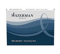Waterman - lot de 30 cartouche pour stylo stylo-plume d'encre Bleu/Noir Standard Grande Capacité en protection de 8