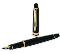 WATERMAN Porte-plume Expert, Black G.C., Force de trait : F