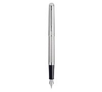 Waterman S0920430 WATERMAN Füllfederhalter Hemisphere Edelstahl M Blau Geschenkbox