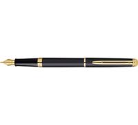 Waterman S0920710 WATERMAN Füllfederhalter Hemisphere Matt Schwarz F Blau Geschenkbox