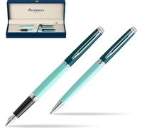 WATERMAN Füller Hemisphere Colour Blocking Green C.C. F blau Geschenkbox