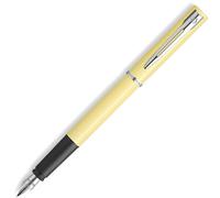Waterman Stylo Plume Allure Jaune Pastel Pointe Fine 1 Cartouche Longues Bleues