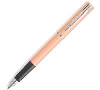 Waterman Stylo Plume Allure Saumon Pastel Pointe Fine 1 Cartouche Longue Bleue