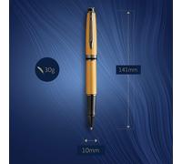 WATERMAN2119259 WATERMAN Roller à encre Expert Metallic Gold Ru.C.