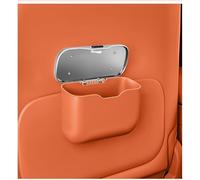 Waterproof Car Trash Can ABS Hanging Bin 16x13cm(orange) | Waterproof ABS shell, resists moisture, easy wipe clean, build, fits seat back or door