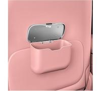 Waterproof Car Trash Can ABS Hanging Bin 16x13cm(pink) | Waterproof ABS shell, resists moisture, easy wipe clean, build, fits seat back or door