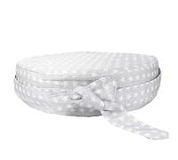 WATIIFUFU 1pièce Coussin De Chaise Épaissi Mousse Éponge Antidérapant Pour Garçon Fille Rehausseur De Chaise Rond Argenté Confortable Et Pratique à Domicile Épaisseur