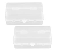 WATIIFUFU 2 Pièces Boîtier Étanche de Protection pour Prise Extérieure, Cache pour Prise Extérieure, Plastique Blanc, Couvercle Transparent, Protection ضد L'eau pour Rallonge Électrique,