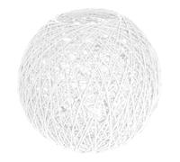 WATIIFUFU Abat-jour Boule en Papier Blanc pour Lampe de Table Design Créatif, Style Campagne Naturelle, pour Bureau et Maison, Fabrication Soignée et Polyvalente