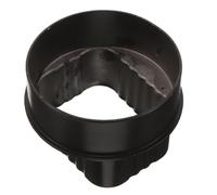 WATIIFUFU Adaptateur de Tuyau D'écoulement D'eau Pluviale en Alliage D'aluminium 11x11x7,3 Cm pour Tuyaux Pvc et Fonte, Forme Entonnoir, Installation Simplifiée et Écoulement Stable