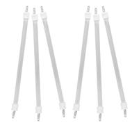 WATIIFUFU Élément Chauffant Tubulaire Chauffage Rapide et Distribution Uniforme en Quartz Blanc 6 Pièces en Hiver Froid pour Radiateur Électrique Bureau