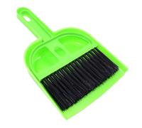 WATIIFUFU Ensemble Mini Balai et Pelle en Plastique Portable pour Nettoyage de Petites Cages, pour Furet et Écureuil, pour Espaces Étroits Couleur Aléatoire