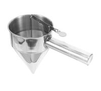 WATIIFUFU Entonnoir en Acier Inoxydable Piston et Support, Design Détachable Multifonctionnel pour Camping et Voyage, Cuisine et Décoration de Gâteaux