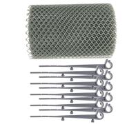 WATIIFUFU Filtre de Gouttière en Treillis Pvc 6m X 16cm avec Clips de Protection Facile à Installer pour Gouttières sur Toits Résidentiels
