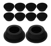WATIIFUFU Lot de 10 Bouchons en Caoutchouc Noirs pour Bouchon de Vidange Climatisation, Remplacement Prise Secteur Fiable et Robuste, pour Fête Estivale