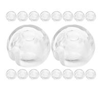 WATIIFUFU Lot de 24 Butées à Sertir pour Chaîne à Perles de Rideau en Pom, Faciles à Utiliser Ranger, Cuisine et Salle à Manger