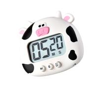 WATIIFUFU Minuteur Cuisine Électronique Motif Vache Cartoon, Multifonction Grand Écran, Matériau Abs, Cuisson la Maison Travail, sans Pile Incluse