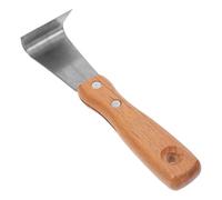 WATIIFUFU Outil à Écorcer Prise en Main Confortable en Acier Inoxydable avec Manche en Bois pour Gratter Troncs D'arbres pour Jardin et Verger