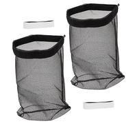 WATIIFUFU Paquet Filtre à Peluches pour Conduit de Sécheuse Extérieur, Nylon Noir, Lot de 2 Pièces, Accessoire pour Sèche-linge, Récupération Peluches, Installation Facile, Protection