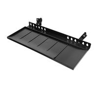 WATIIFUFU Plateau de Peinture en Plastique Noir Amovible pour Chevalet, Pratique et Antidérapant, pour Rangement Pinceaux et Outils D'art