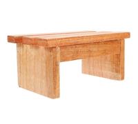 WATIIFUFU Repose-Pieds Bavures pour Sauna Surface Antidérapante en Bois Marron Léger et Confortable, pour Salon ou Chambre
