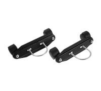 WATIIFUFU Support Mobile avec Roulettes Pivotantes 360° pour Radiateur Électrique à Bain D'huile 2 Sets en Métal Stable et Sûr pour Espaces Intérieurs