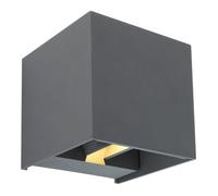 WatioWave Applique extérieure 1 x LED 6 W 3000 K Aluminium Anthracite IP54 Veronika